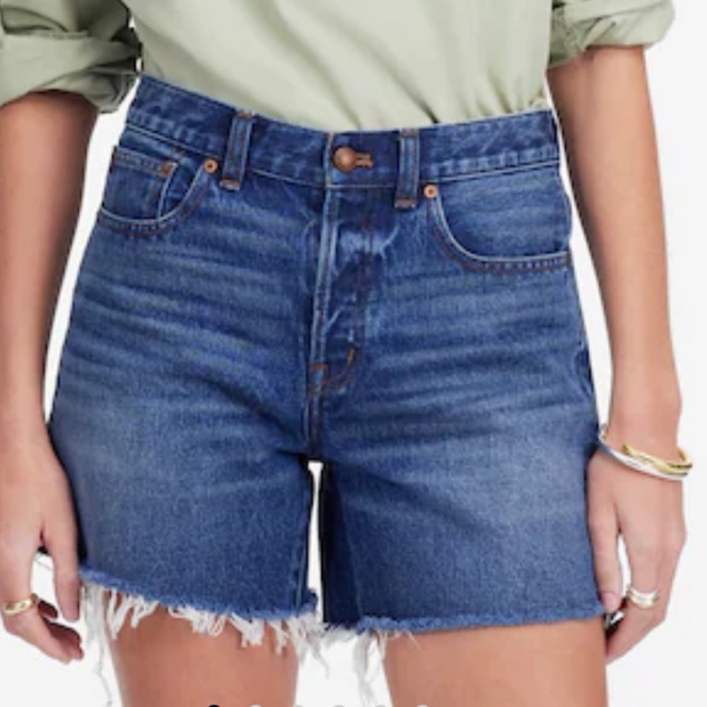 Madewell Medium Blue Denim Jean Shorts